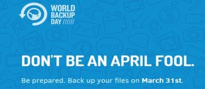 It’s World Backup Day!
