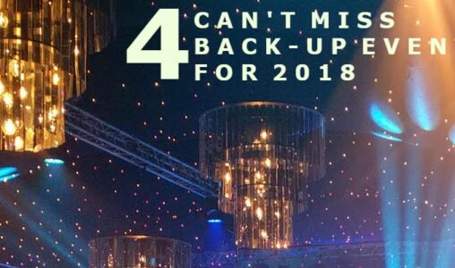 4 Can't Miss Backup Events for 2018