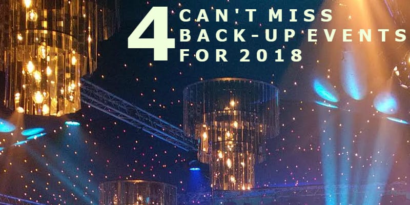 4 Can't Miss Backup Events for 2018