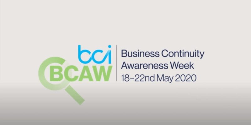 It's Business Continuity Awareness Week 2020!