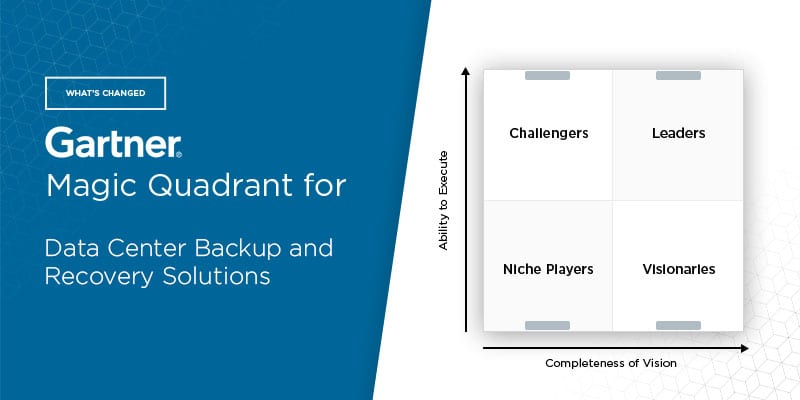 What's Changed: 2020 Gartner Magic Quadrant for Data Center Backup and Recovery Solutions