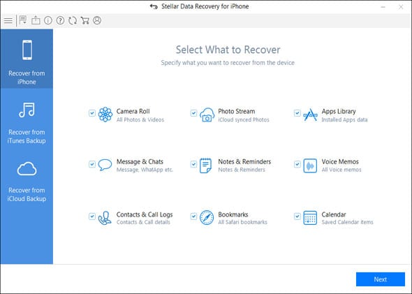 Stellar Data Recovery Screenshot