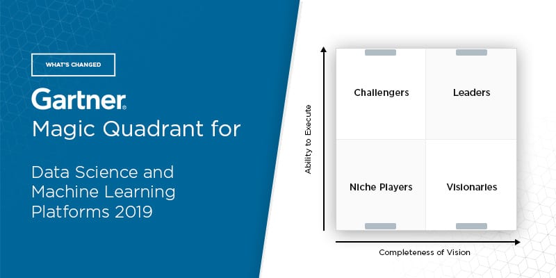 What’s Changed: 2019 Gartner Magic Quadrant for Data Science and Machine Learning Platforms