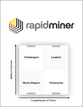 RapidMiner Magic Quadrant for Data Science and Machine Learning