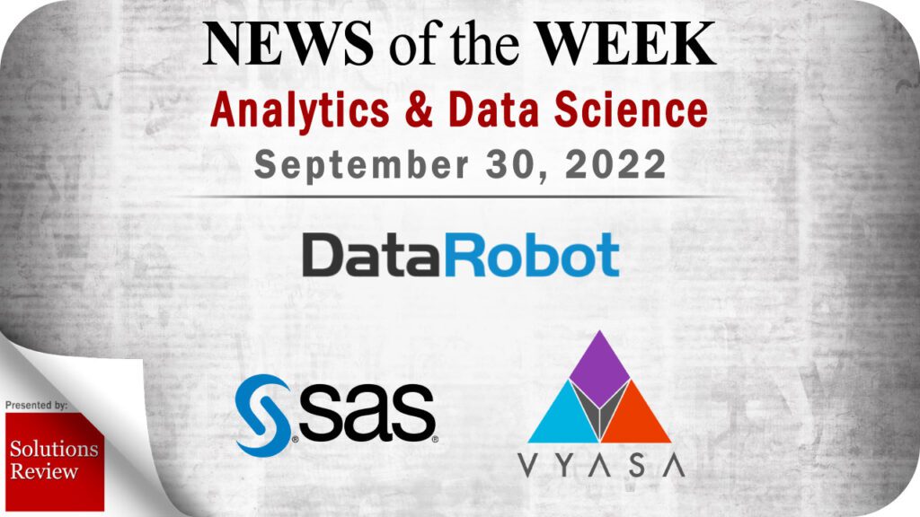 Top Analytics and Data Science News for the Week Ending September 30, 2022