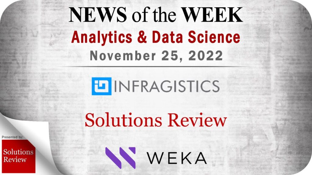 Top Analytics and Data Science News for the Week Ending November 25, 2022