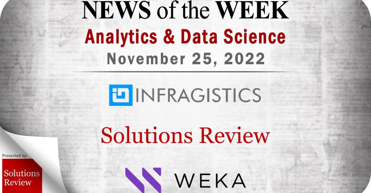 Top Analytics and Data Science News for the Week Ending November 25, 2022