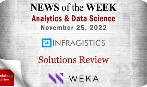 Top Analytics and Data Science News for the Week Ending November 25, 2022