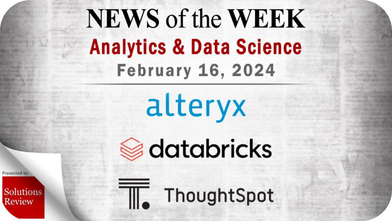 Analytics and Data Science News for the Week of February 16