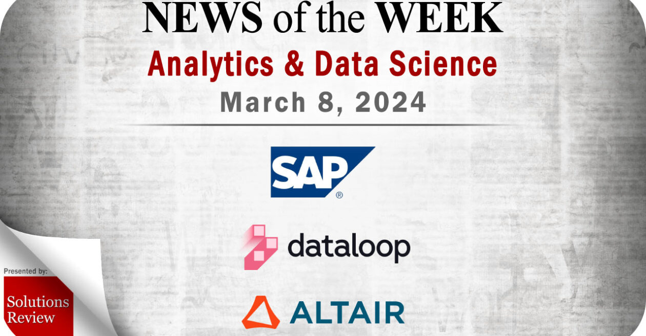 Analytics and Data Science News for the Week of March 8