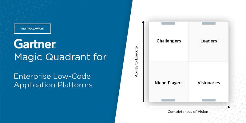 2020 Magic Quadrant for Enterprise Low-Code Application Platforms: Key Takeaways