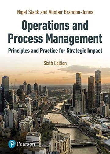 Operations & Process Management: Principles & Practice for Strategic Impact