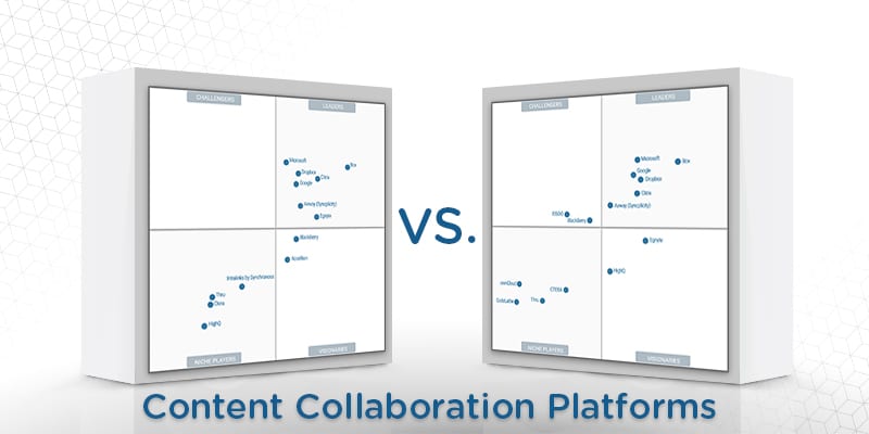 What's Changed 2018 Gartner Magic Quadrant for Content Collaboration Platforms