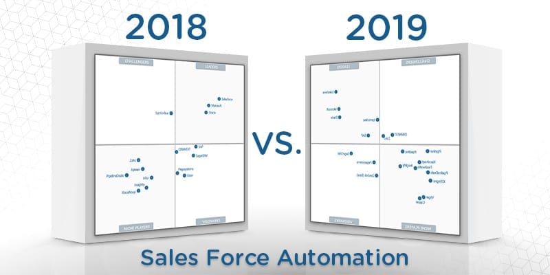 What's Changed: 2019 Gartner Magic Quadrant for Sales Force Automation