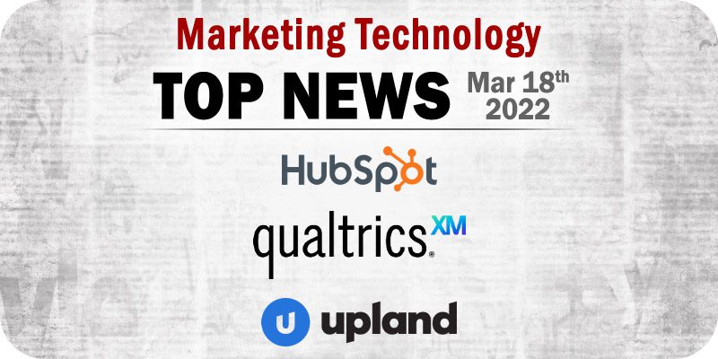 MarTech News From March 18th