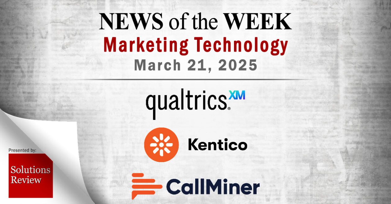 Top MarTech News From the Week of March 21st