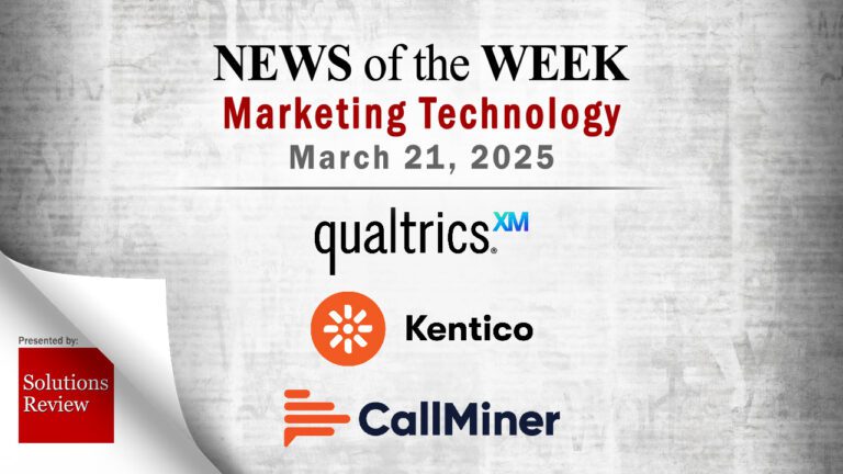 Top MarTech News From the Week of March 21st