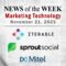 Top MarTech News From the Week of November 21st