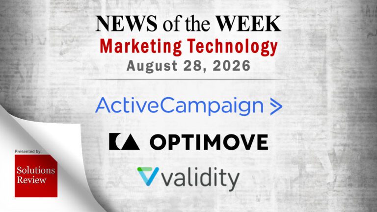 Top MarTech News From the Week of August 28th, 2026