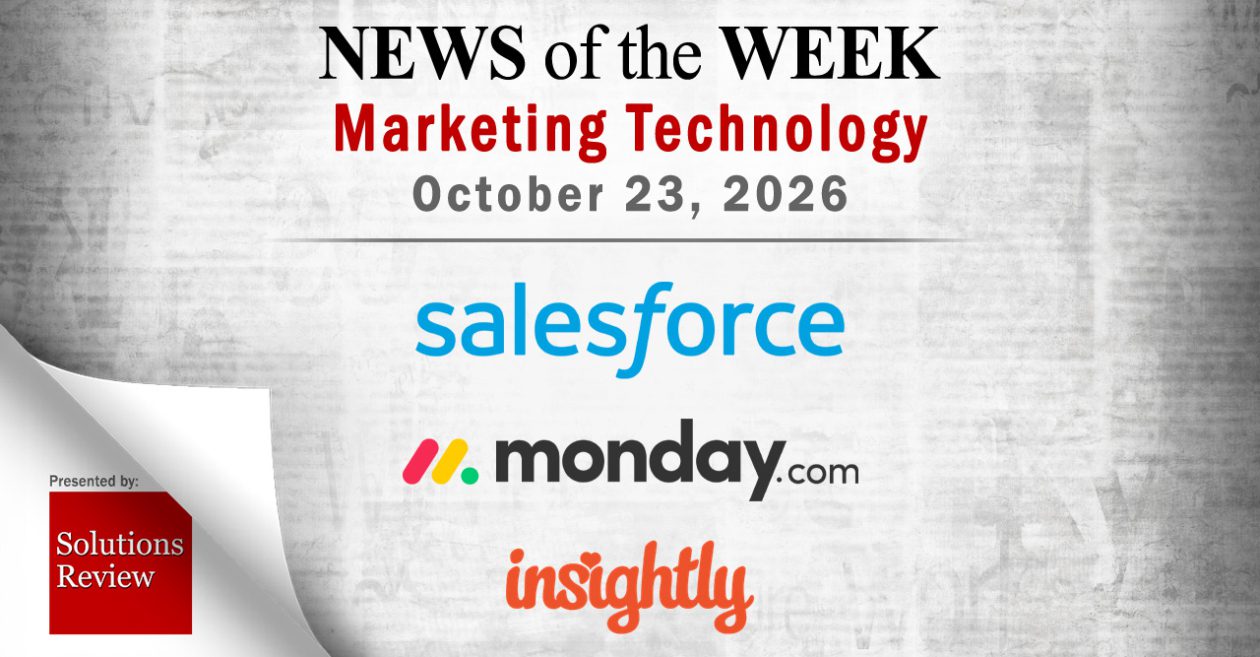 Top MarTech News From the Week of October 23rd