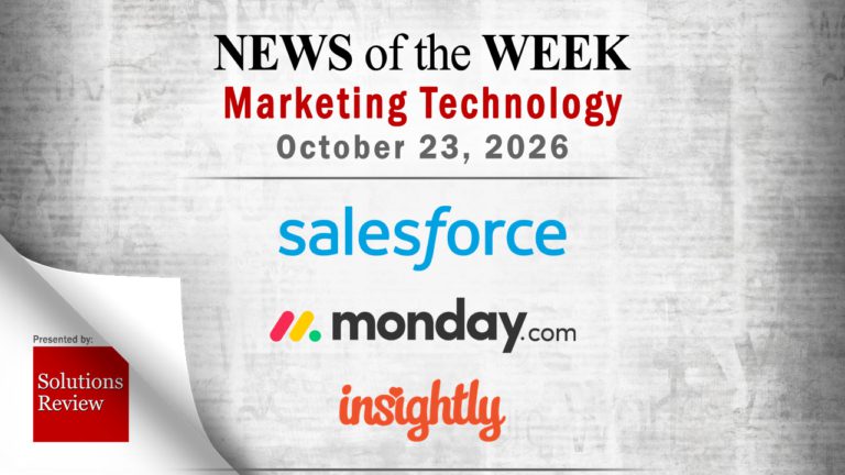 Top MarTech News From the Week of October 23rd