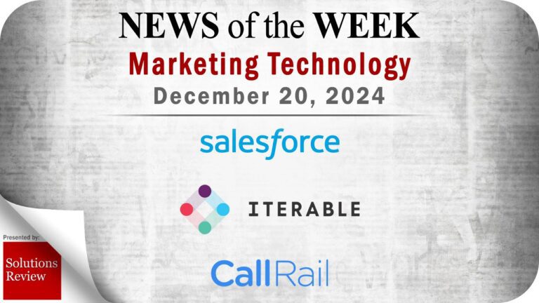 Top MarTech News From the Week of December 20th