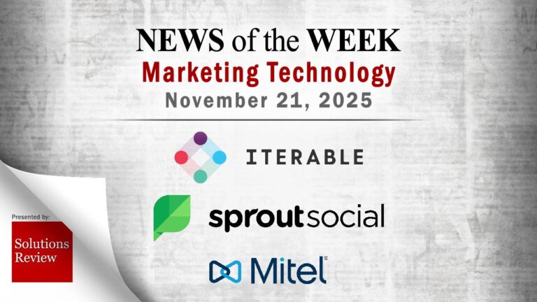 Top MarTech News From the Week of November 21st