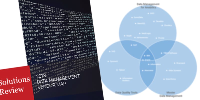 Solutions Review Unveils New Data Management Vendor Map