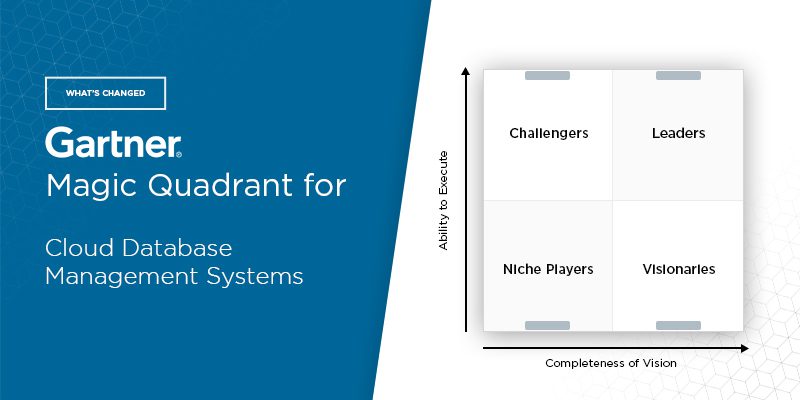 What’s Changed: 2021 Gartner Magic Quadrant for Cloud Database Management Systems