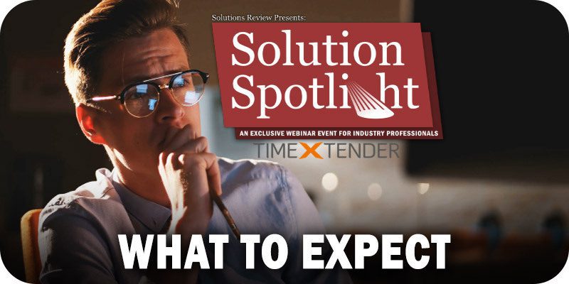 What to Expect at Solutions Review's Solutions Spotlight with TimeXtender on May 11