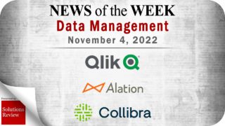 Data Management News for the Week of November 4; Updates from Alation, Collibra, Qlik & More