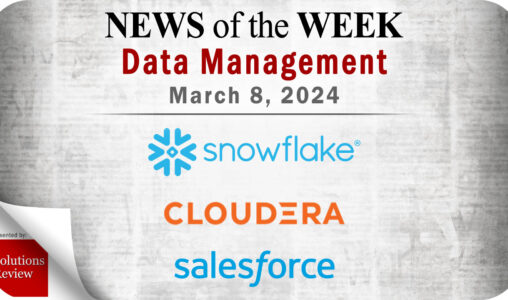 Data Management News for the Week of March 8