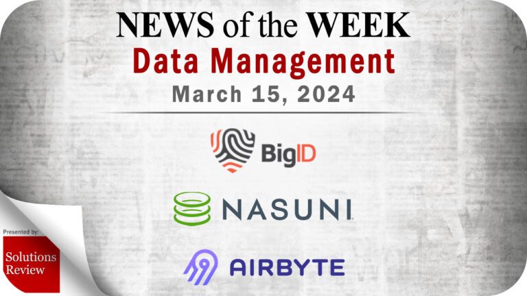 Data Management News 3-15