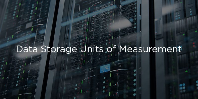 Data Storage Units Of Measurement Chart From Smallest To Largest 5034