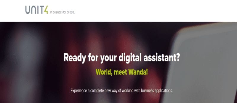 Unit4 Releases Wanda Bot: the First Self-Driving ERP User Experience