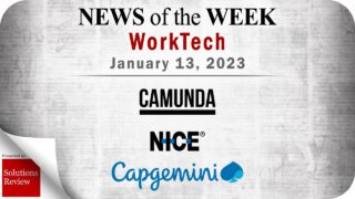 Top WorkTech News From the Week of January 13th: Updates from Camunda, NICE, Capgemini, and More