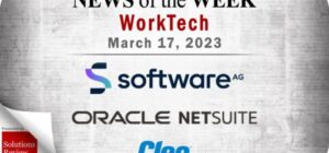 Top WorkTech News From the Week of March 17th: Updates from Software AG, NetSuite, Cleo, and More Top WorkTech News From the Week of March 17th: Updates from Software AG, NetSuite, Cleo, and More