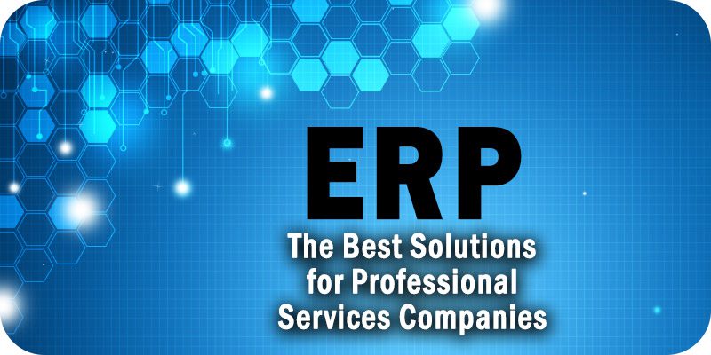 ERP Solutions for Professional Services Companies