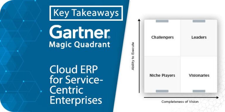 Gartner Magic Quadrant for Cloud ERP for Service-Centric Enterprises
