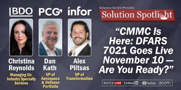 What to Expect from the Solutions Spotlight with PCG and Infor on November 14th