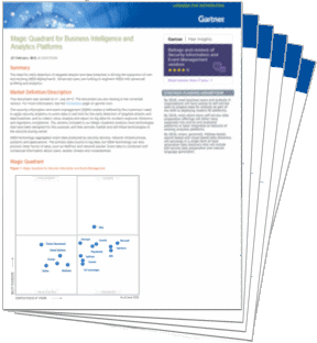 Gartner Magic Quadrant Enterprise Business Intelligence