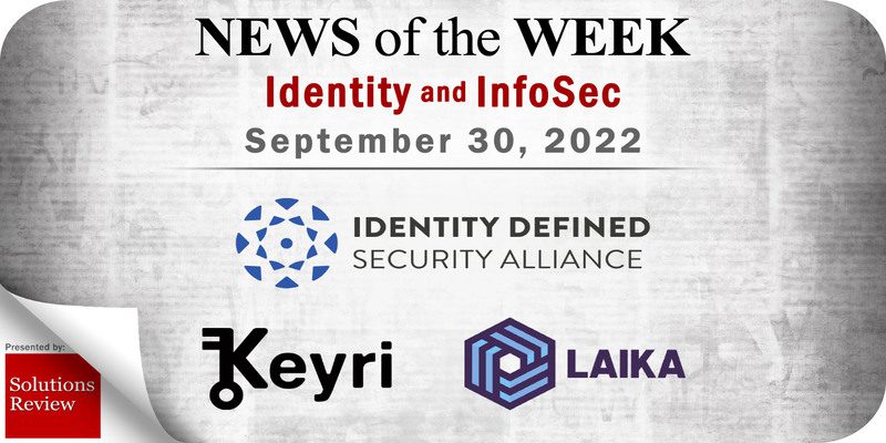 Identity Management and Information Security News for the Week of September 30