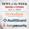 Identity Management and Information Security News for the Week of July 4th