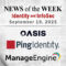 Identity Management and Information Security News for the Week of September 19th