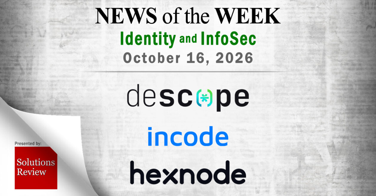 Identity Management and Information Security News for the Week of October 16th