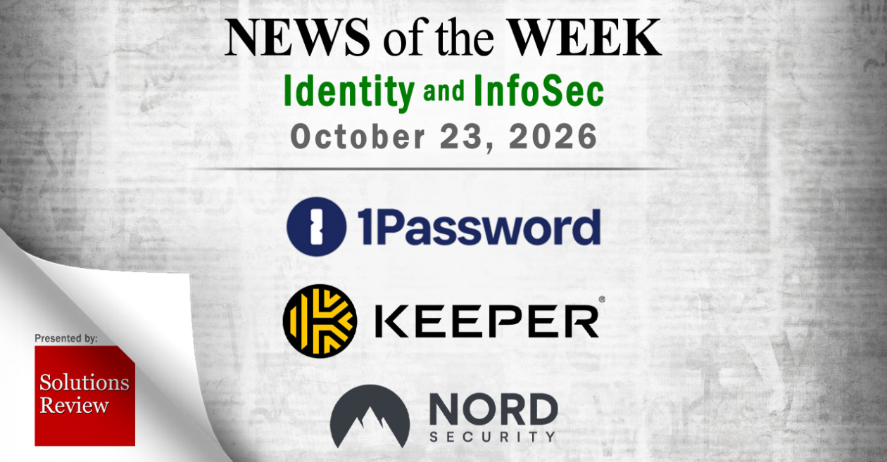 Identity Management and Information Security News for the Week of October 23rd