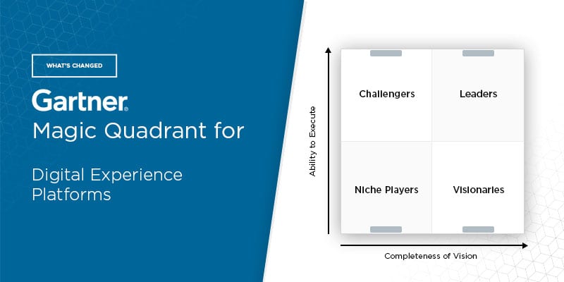 What's Changed: 2021 Gartner Magic Quadrant for Digital Experience Platforms