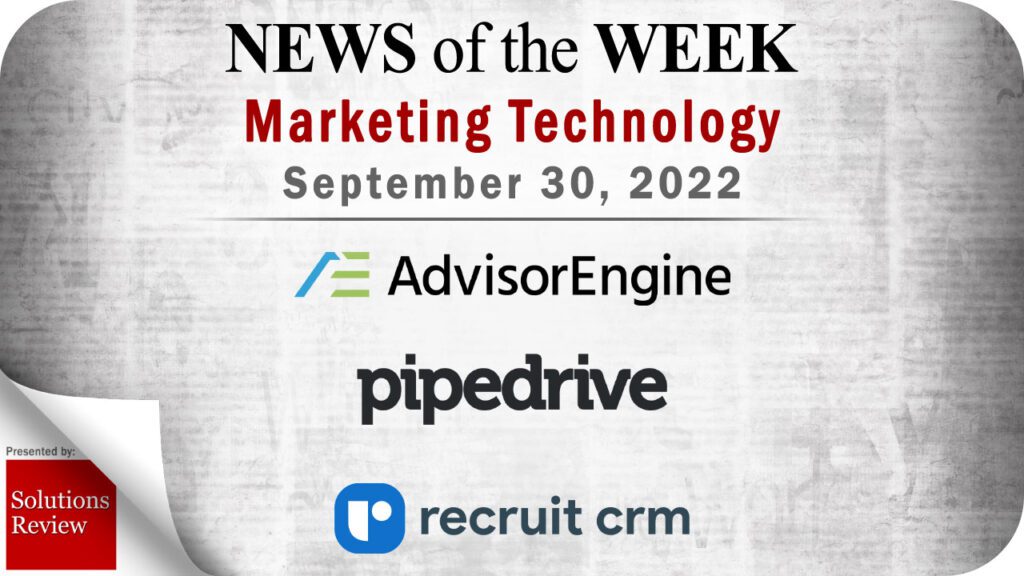 Top MarTech News for the Week of September 30, 2022