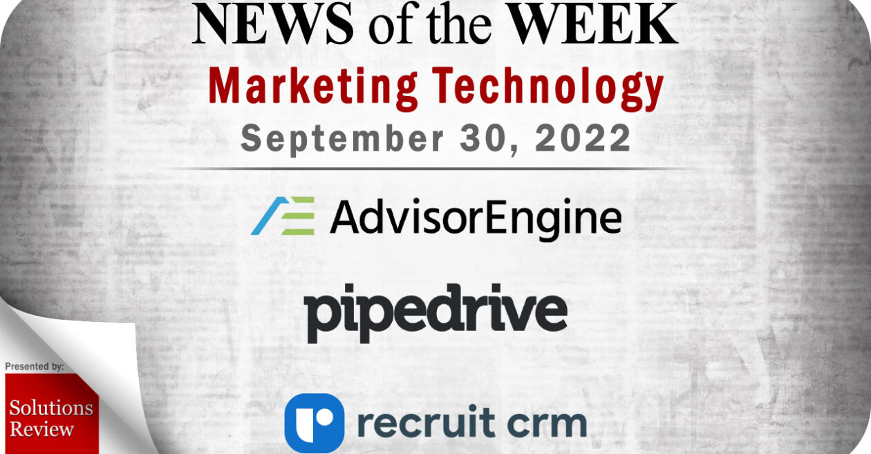 Top MarTech News for the Week of September 30, 2022