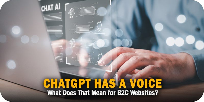 ChatGPT Has a Voice What Does That Mean for B2C Websites